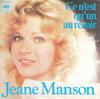 7inch Record JEANE MANSON  Ce Nest Quun Au Revoir CBS5429 CBS 1977 France Pop Used