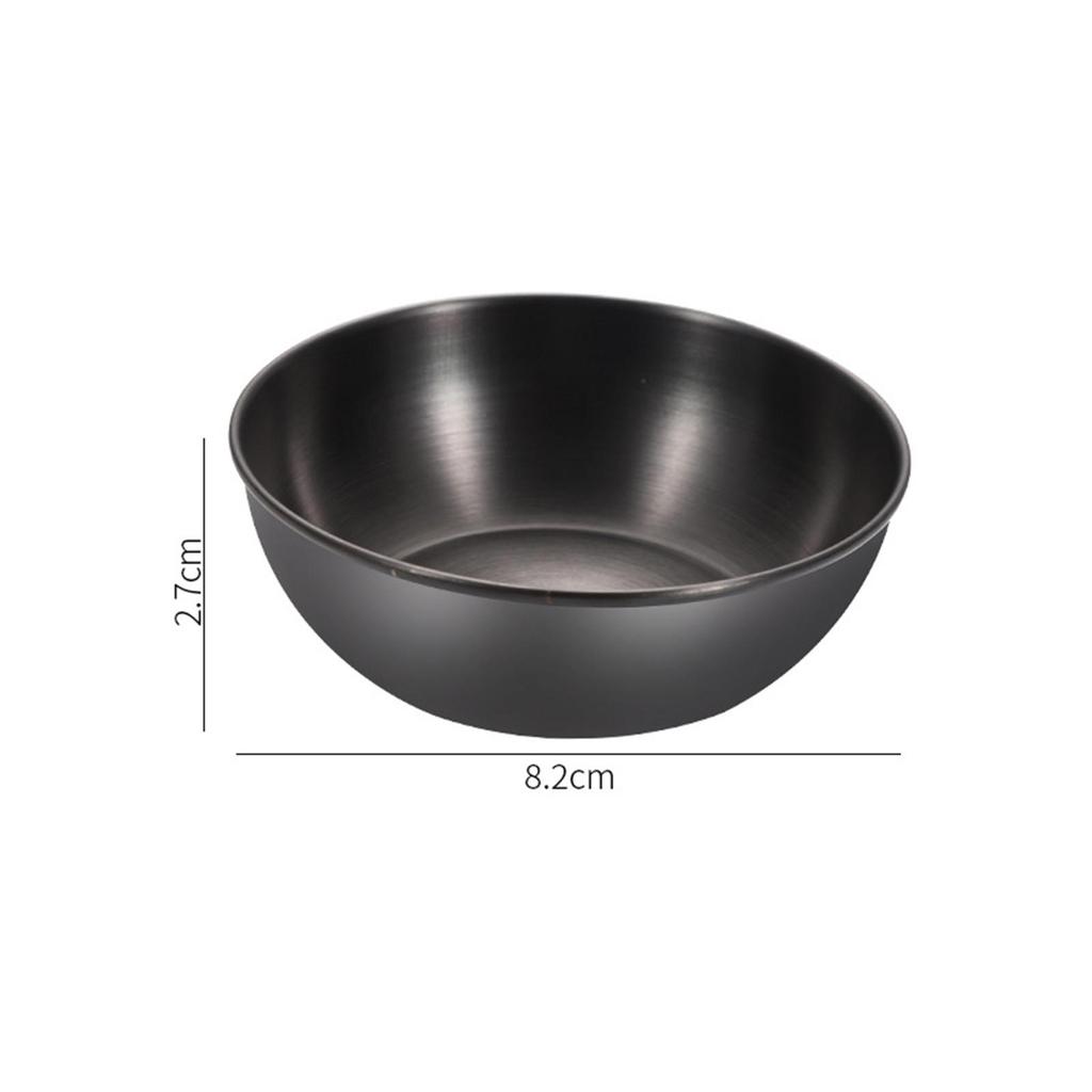 6 Piece Dipping Sauce Cups Set Bowl Portable Condiment Container for Kitchen Restaurant