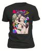 Mahou Shoujo Ni Akogarete Waifu Black TShirt Kiwi Utena Anime Girl Tee