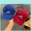 Casual Unisex Distressed G Letter Baseball Cap With Embroidered Design For Fashion Lovers