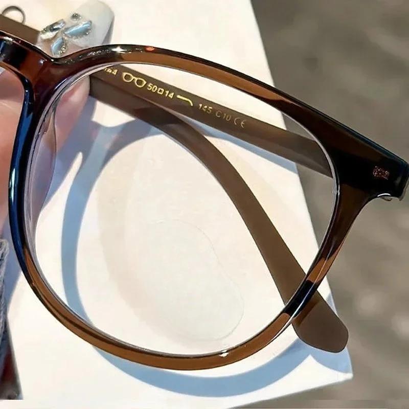 Fashion Classic Large Frame Anti-Blue Light Myopia Glasses Neutral New Ultra-Clear Eye Protection Myopia Glasses 0 To -4.0