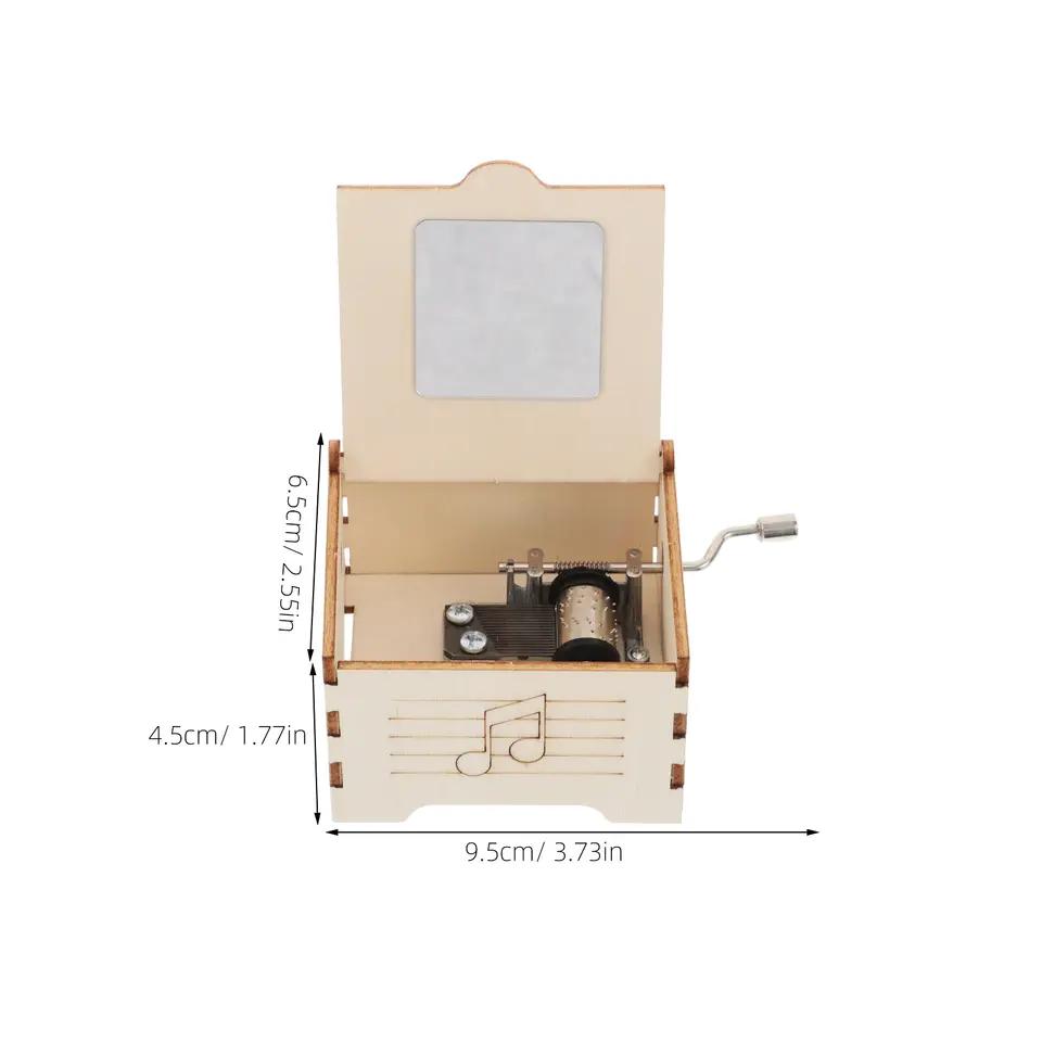 A Set of Wooden Music Box Model a Kit for Assembling a Wooden Music Box,Used As Teaching Materials to Demonstrate Principle