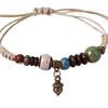 Fashionable Bracelet Ethnic Ceramic Beaded Bangles Handcrafted Woven Strings Exquisite and Eye Catching Wrist Decoration