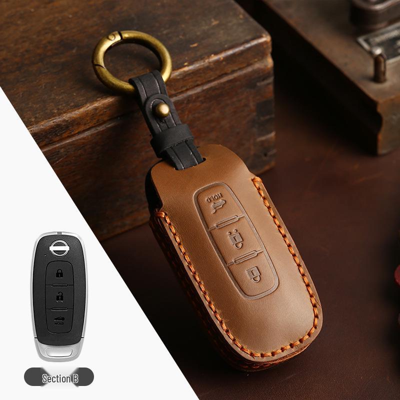Nissan Key Case: Compatible with 23 Models Including Teana, Ariya, Sylphy, X-Trail, Tiida, Qashqai, and Kicks