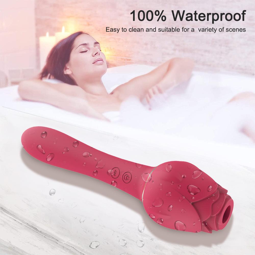 Vibratori rosa Succhia capezzoli Succhia vaginale Stimolatore clitoride Punto G Potente vibratore Dildo Giocattoli sessuali per donne Coppie adulte
