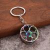 Auto Parts Shape Mini Tire Wheel Keyring Simulation Racing Wheels Wheel Rim Keychain  Girls Gift