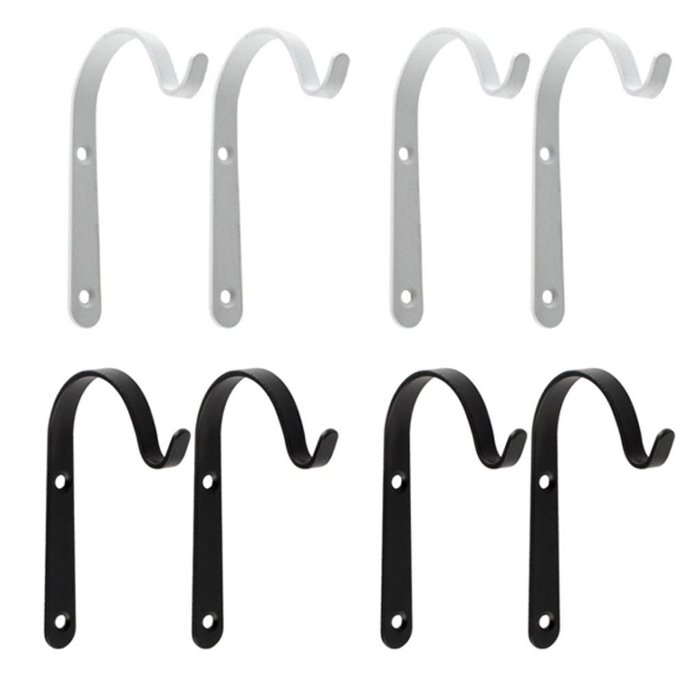 4PCS Plant Bracket 70mmx42mmx9mm Black White Hanging