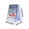 Christmas Calendar 2025 Christmas Calendar Desktop Advent 100 Days Interactive Home Decor Wall Art Desk Centerpiece for Tabletop