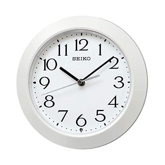 Seiko Clock Wall Clock Double Use Table Clock Radio Wave Analog White Pearl Body Size: Diameter 20.3 x 4.4cm KX241W
