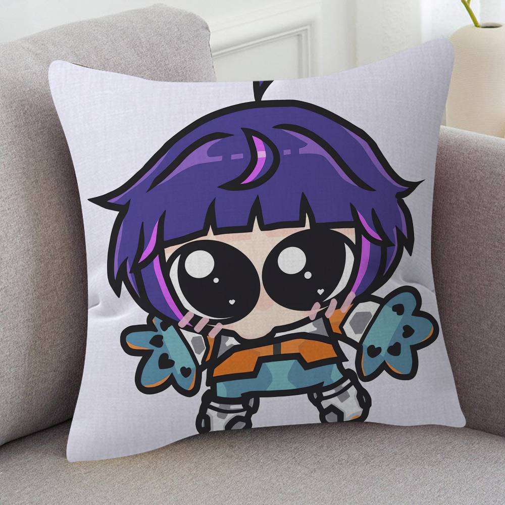 Game Overwatch Cute Cartoon Twodimensional Pillowcase Bedroom Sofa Cushion Cover Nap Pillow Cover
