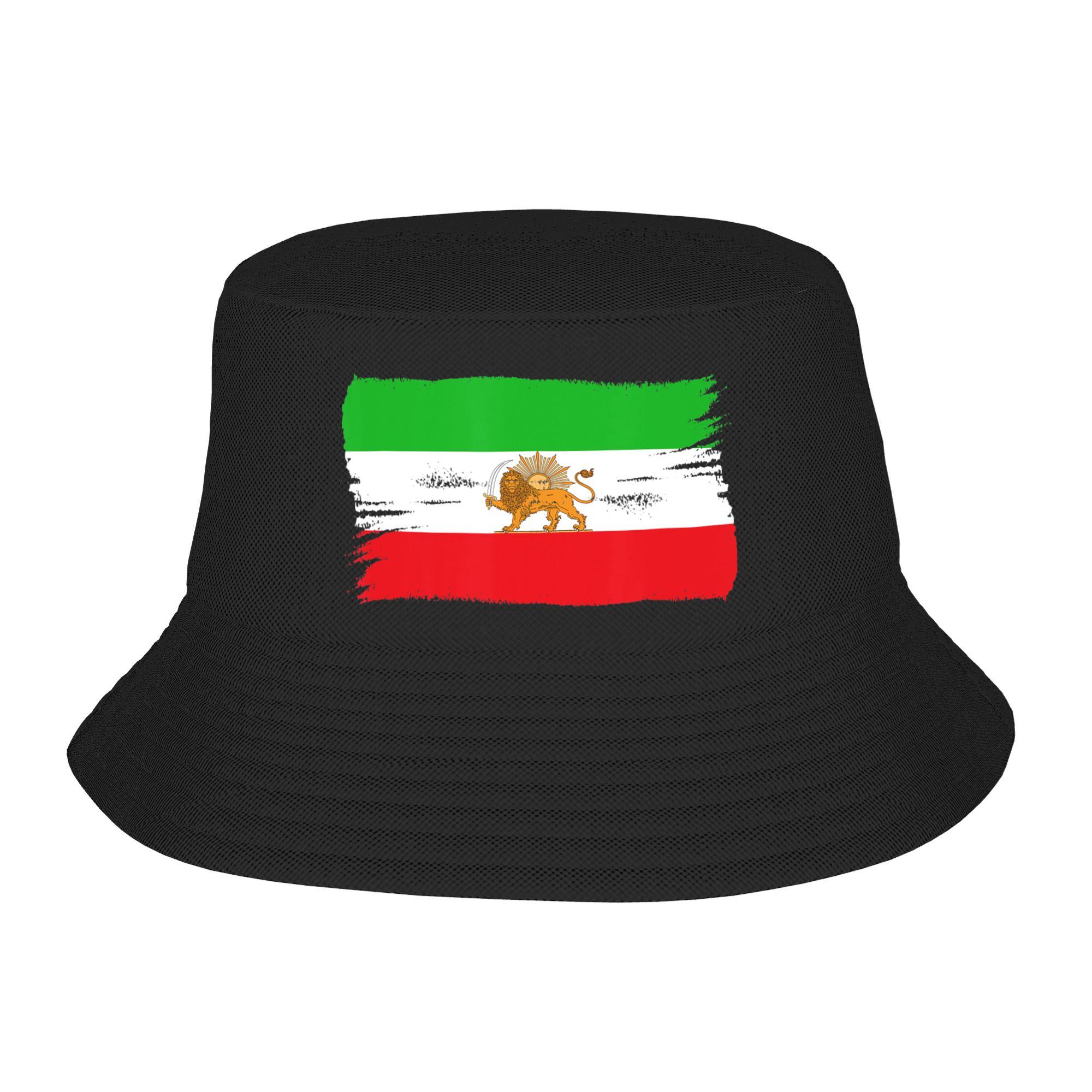 

Crown Prince Reza Pahlavi with SHAHYAD TOWER Bucket Hat Summer Fashion Fisherman Hats For Unisex Fishing Caps Design Visor Hats One Size