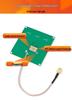 915MHz Dual-Feed RFID Ceramic Antenna, 3dBi UHF, SMA/IPEX/MMCX Connectors