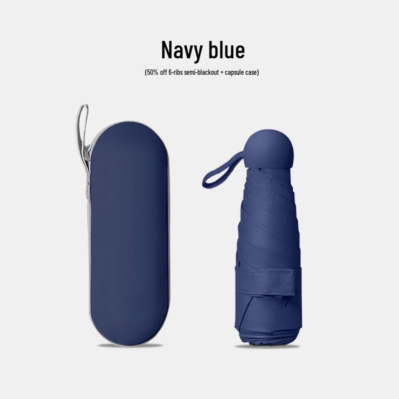 Compact UV Protection Dual-Use Mini Umbrella for Sun and Rain