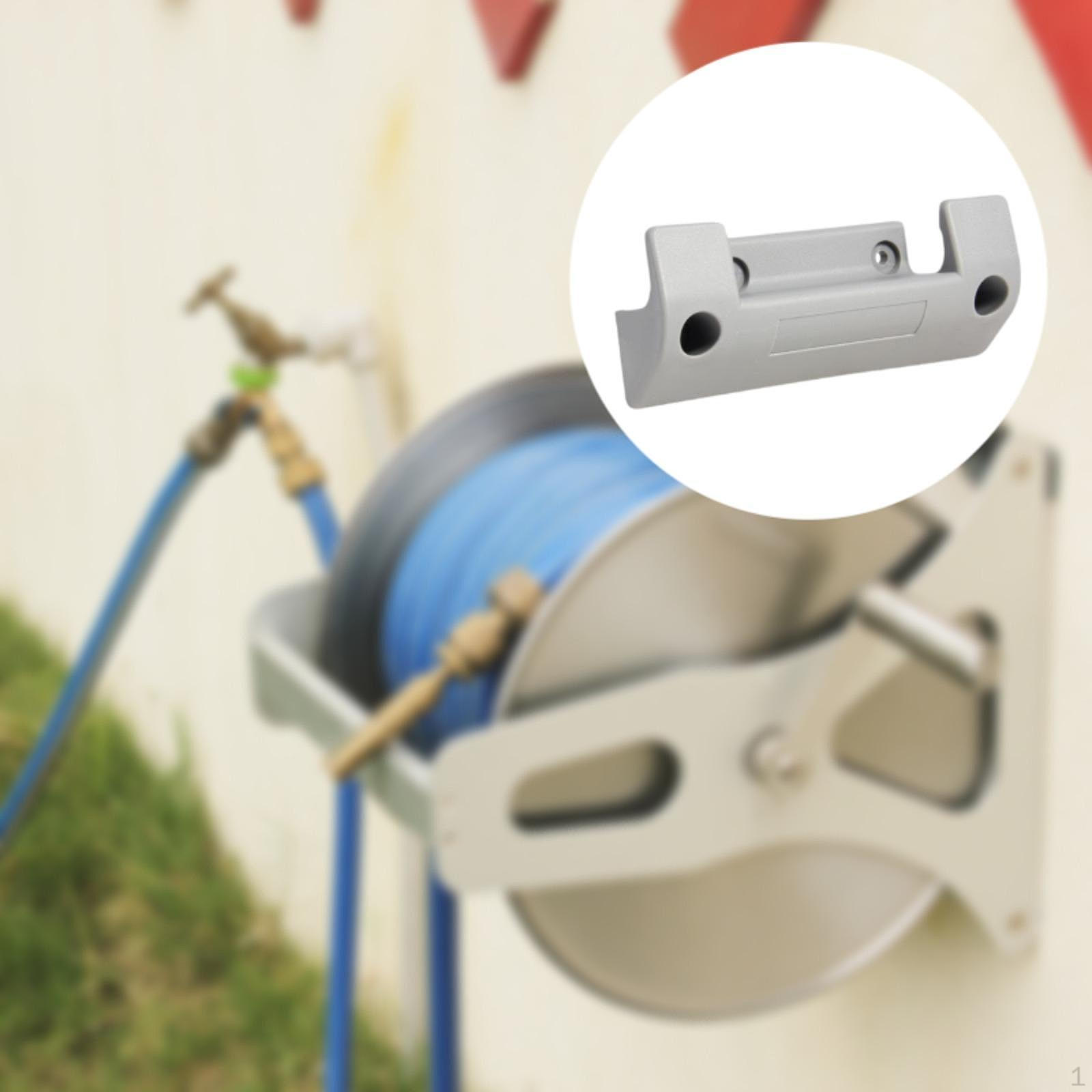 

Вешалка для садового шланга, удобный профессиональный настенный держатель для труб для сельскохозяйственного двора на открытом воздухе 14.2cmx3.4cmx3.8cm серый