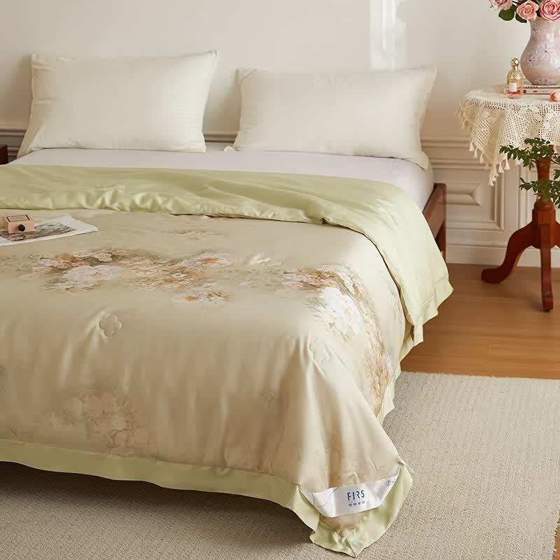 FIRS Floral Tencel Summer Quilt 200cm x 230cm