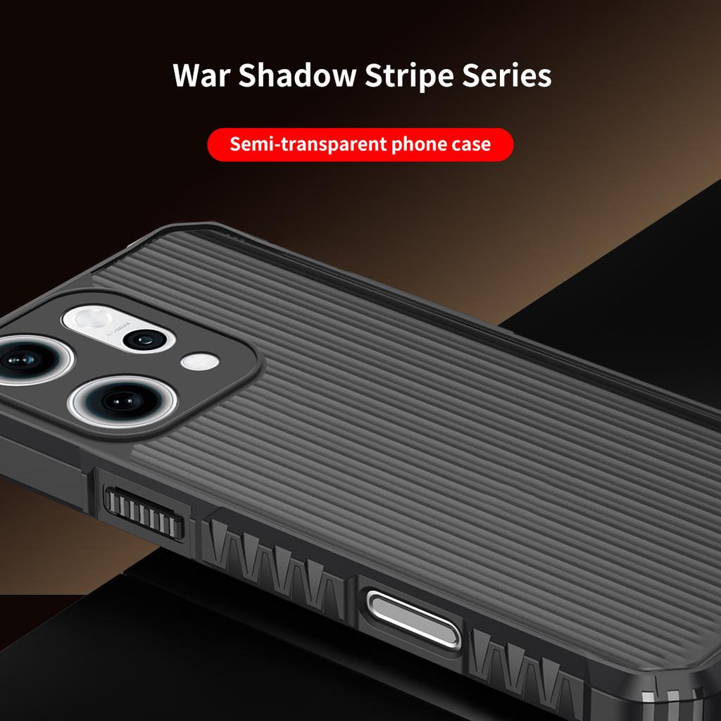 Armor Shockproof Phone Case For OPPO Reno 14 Pro 13 12F Hard Back Protective Cove