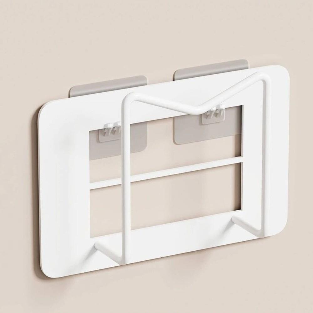 Versatile Wall-Mounted Router Holder Multi-Purpose with Practical Hooks Storage Shelf No-Drill Router Storage Rack Home