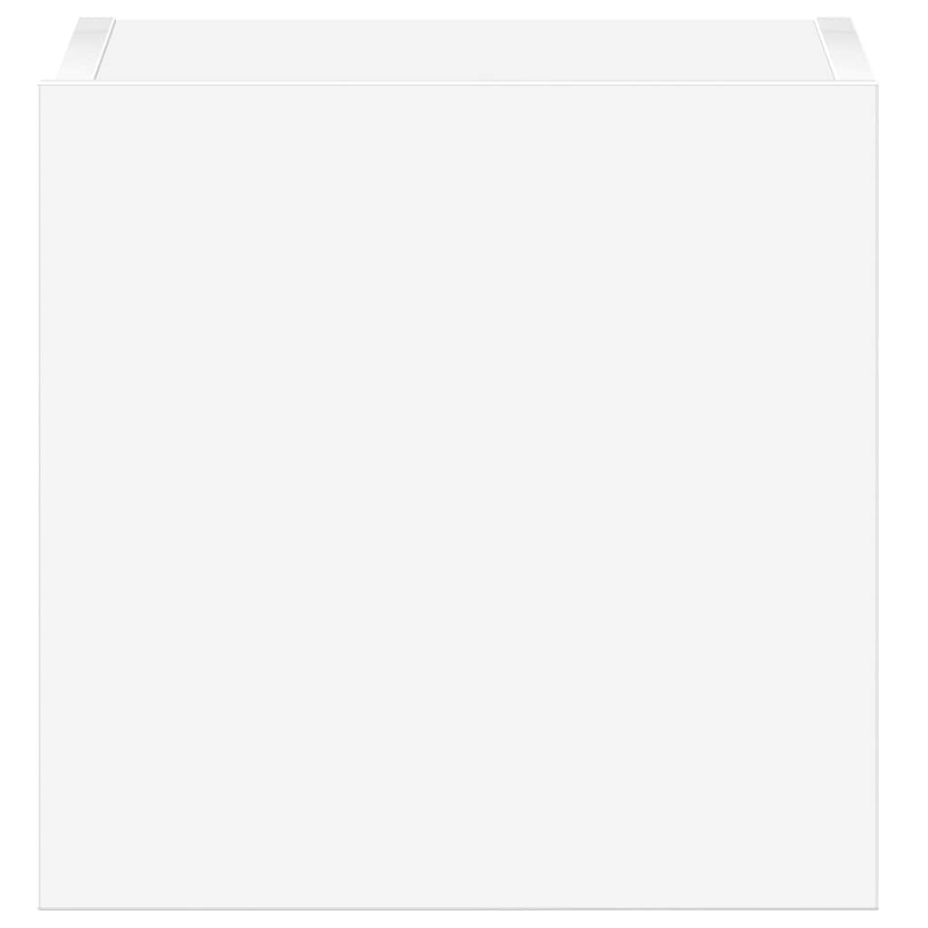 Vidaxl 3-Cz. TV Cabinet Set, White, Wood-Based Material