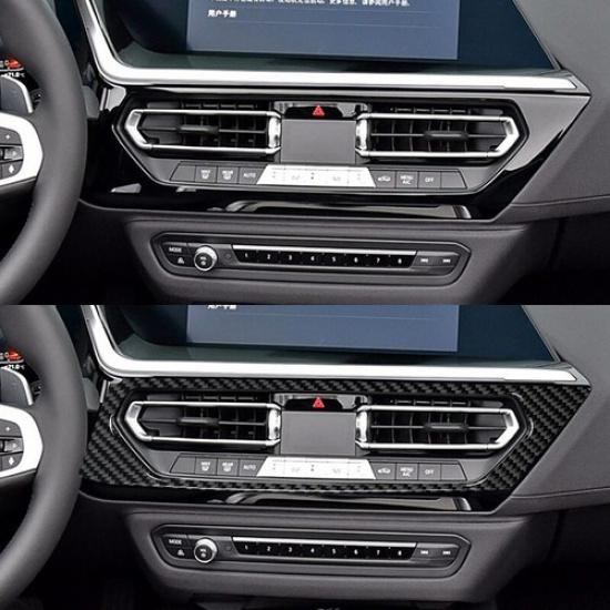 For BMW Z4 G29 - Carbon Fiber Central Console Air Vent Outlet Cover Trim