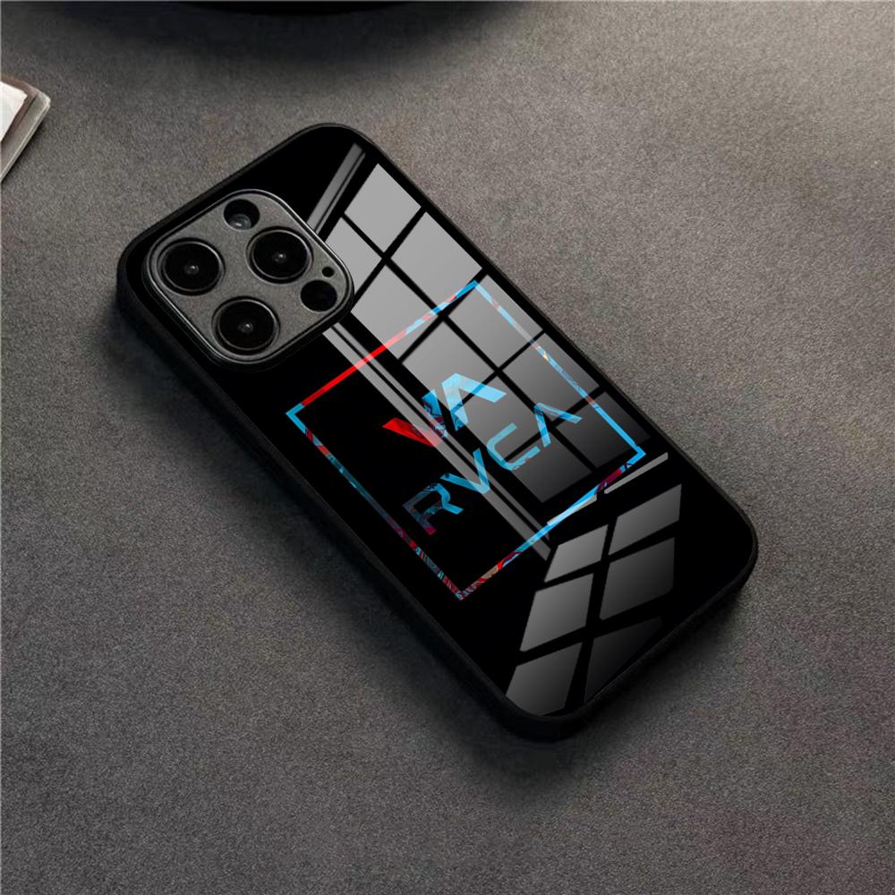 Cool R-RVCA Phone Case For 17 Pro Max IPhone 16 Pro 14 12 11 13 Mini X XR XS 15 Plus SE Glass Cover
