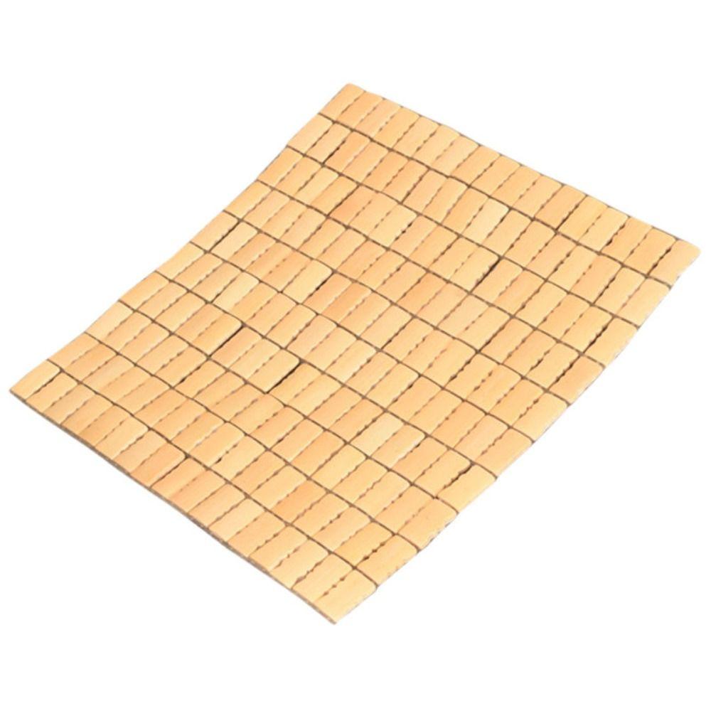 Cool Bamboo Seat Cushion Square Cooling Chair Cover Chair Accessories Summer Seat Mat Sofa