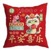 New Snake Year Decorative Pillowcase Cartoon Funny Snake Pattern Festival Decoration Cushions Cover