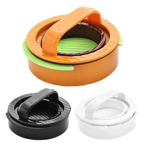 Yousheng Round Burger Press Patty Maker with Non-Stick Plunger Reusable Even Thickness Burger Shaping Press for Beef Chicken Veggie Patties Essential
