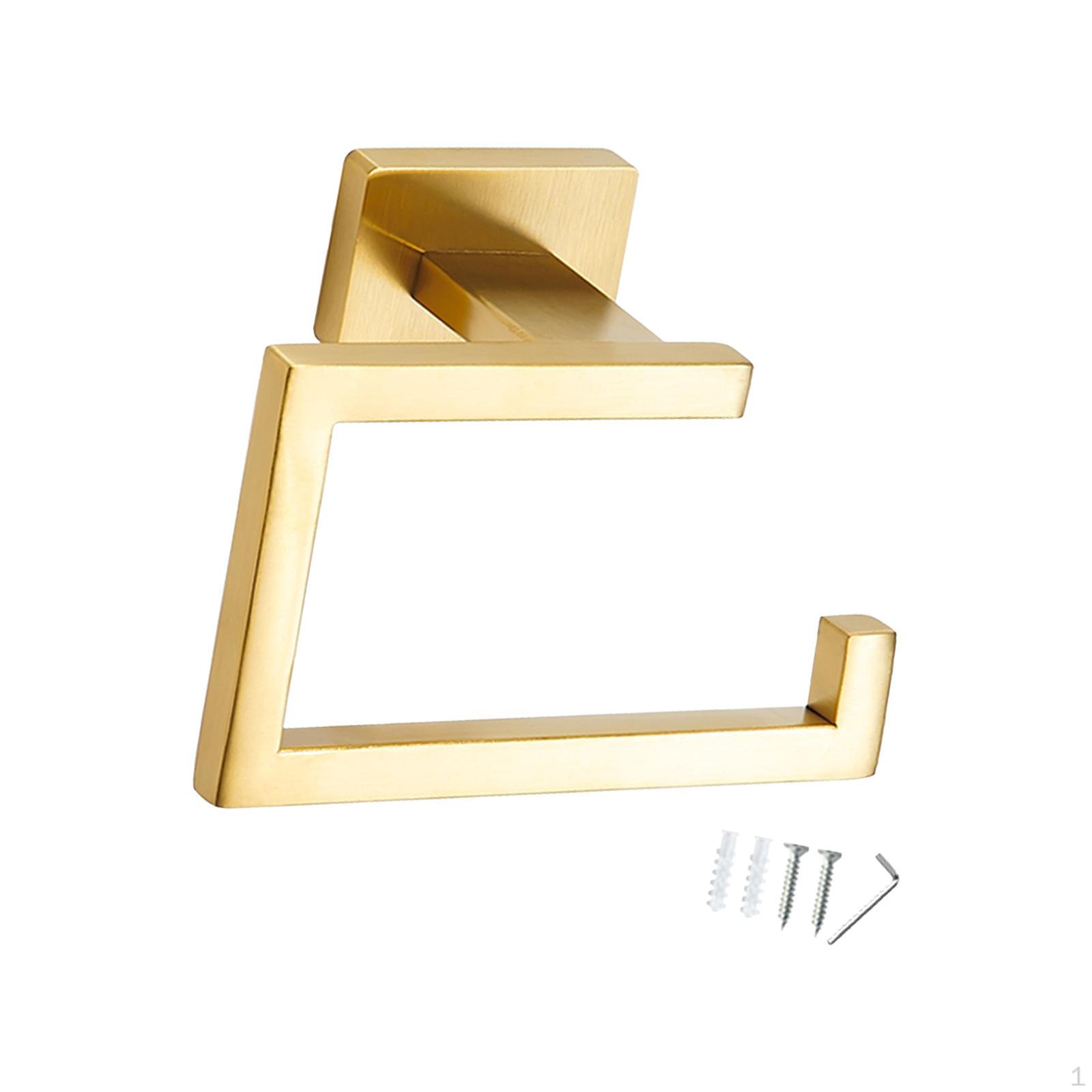 

Аксессуары для ванной комнаты. Простая установка. Настенный современный прочный органайзер для хранения. golden tissue holder