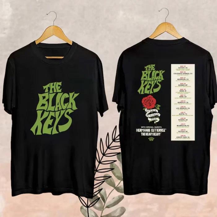 New The Black Keys No Rain No Flowers Tour Fan T-Shirt NT173 FREE SHIPPING