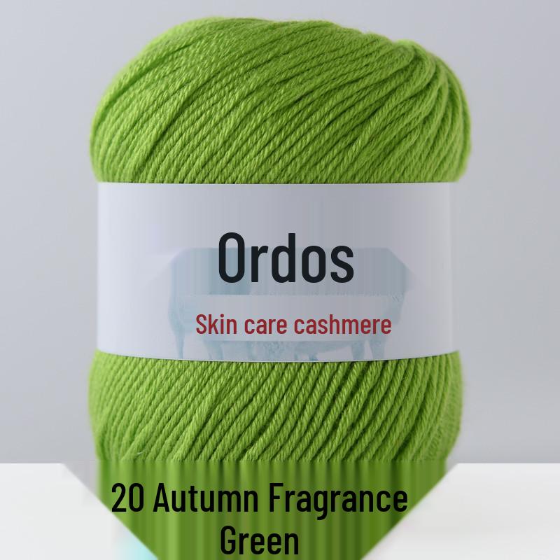 Genuine Baby Cashmere Yarn: Hand-Knitted Scarf for Infants & Toddlers, Medium Thick Milk Cotton for Crochet.