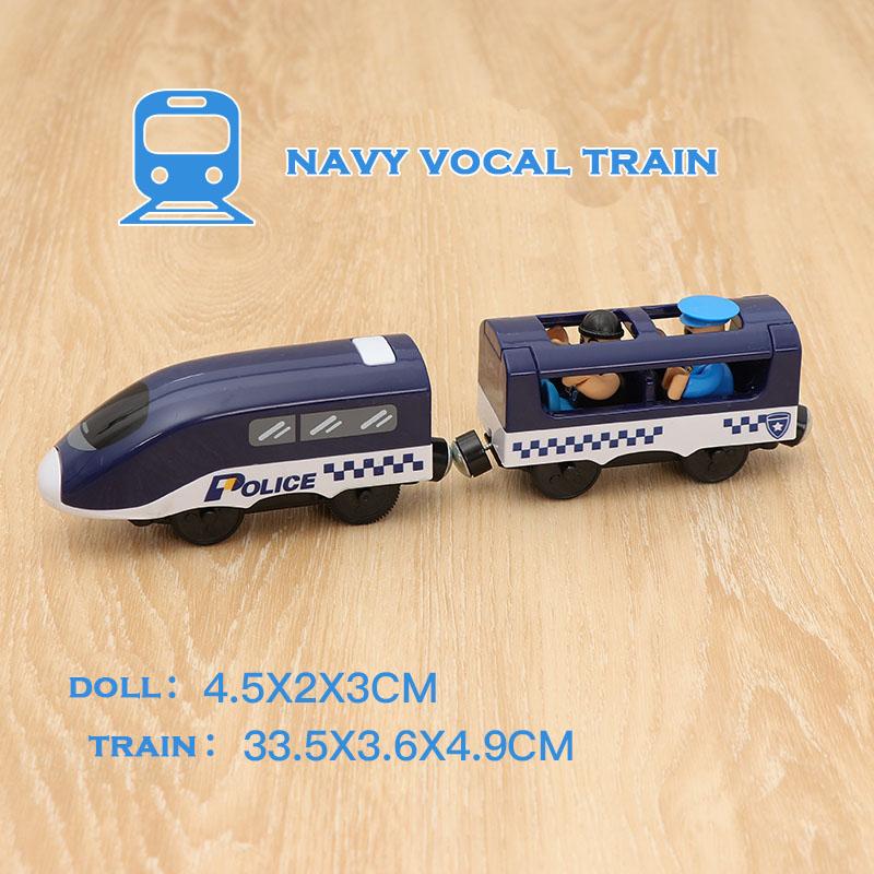 RC Electric Train Set Locomotive Magnetic Train Diecast Slot Toy Fit for Brand Wooden Train Railway Track Toys for Kids Gifts