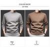 Men's Thick Velvet Knit Sweater - Winter Warm Half-High Collar Base Layer
