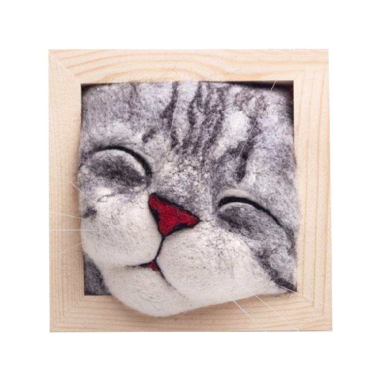 Handmade DIY Felt Toy Non-Finished Needle Felting Kits Easy for Beginners