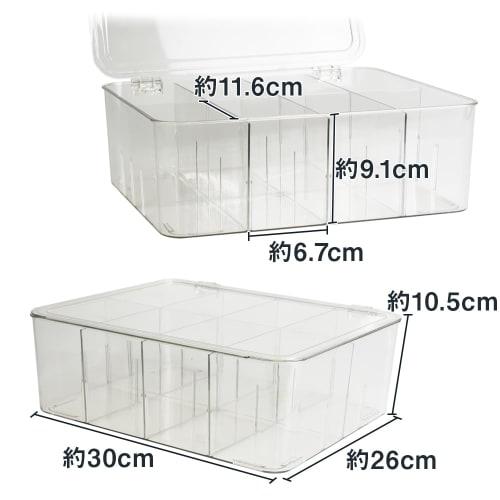 TOREJAX Card Storage Box, Clear Case with Lid, Rounded Corners, Dust Protection, Easy Viewing, Multi-Purpose, for Trading Cards