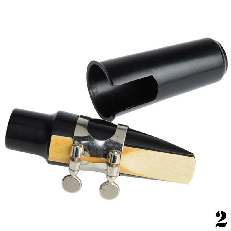 

Alto Saxophone Mouthpiece black plastic mouthpiece musical accessories срібний