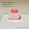 Cai Cai Xuan Peach Parfait/Cake & Cherry Cream/Strawberry Acrylic Pendant Clip Journal