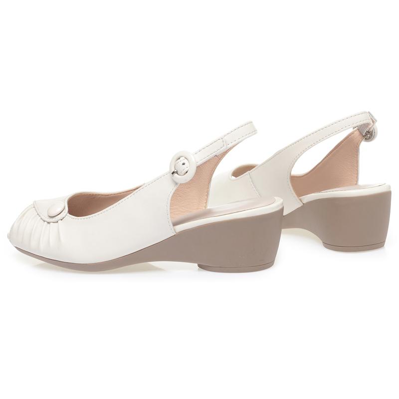 Fashion AIYUQI 2025 New Women's Sandals Wedge Heel Fish Mouth Female Shoes Large Size One-strap Sandals Women