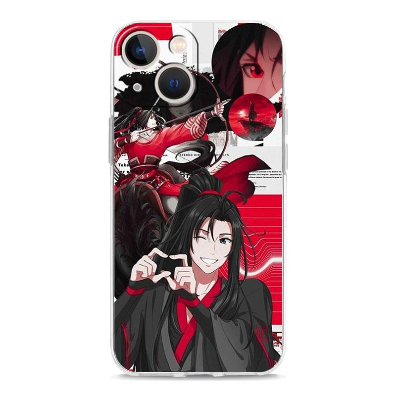 Anime Mo Dao Zu Shi Wei Wuxian Luxury Clear Phone Case For iPhone 15 16 14 13 12 11 Pro Max XS X XR SE 7 8 Plus Shockproof Cover