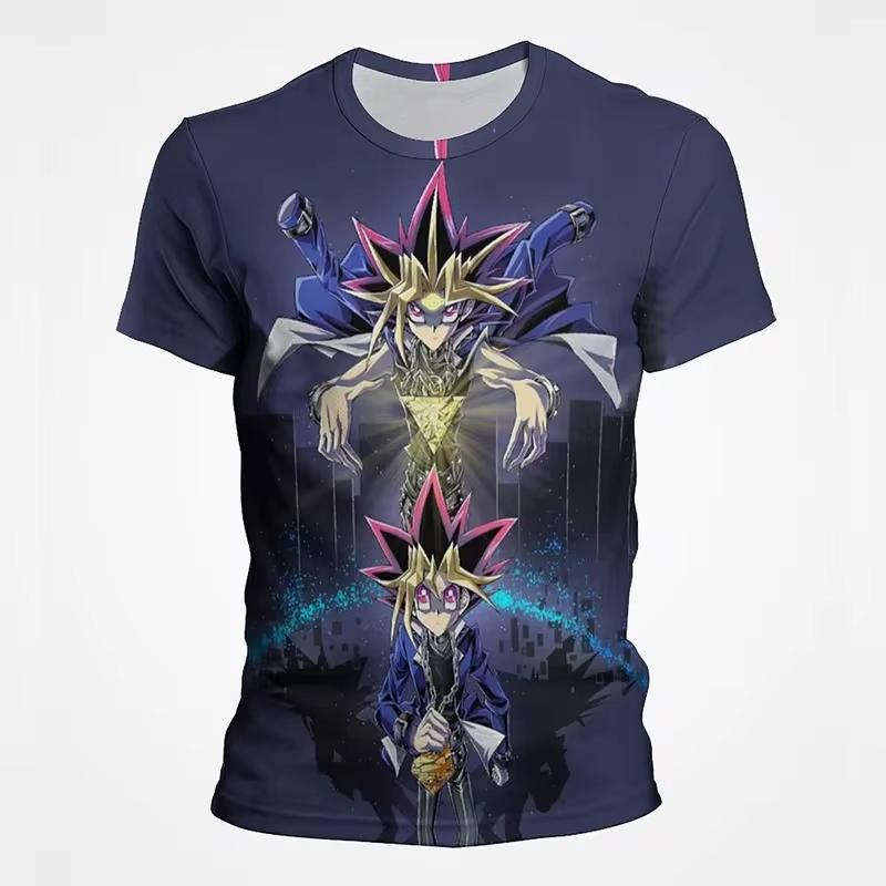 Anime Yu Gi Oh 3D Print T-Shirt Men Women Casual Fashion Short Sleeve Casual T Shirts Oversized Harajuku Tees Tops Kid Clothing