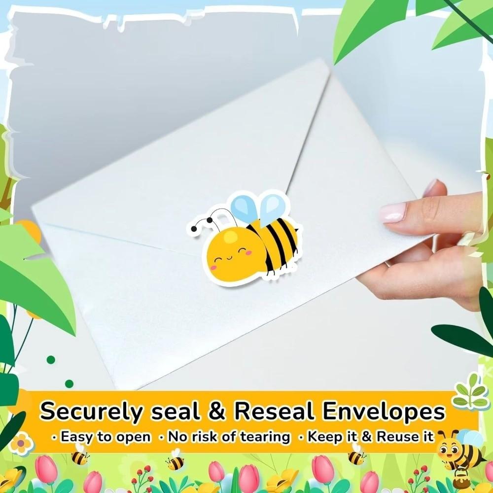 DIY Bee Stickers Waterproof Decoration Sticker Guitar Sticker Decor for Water Cup Computer
