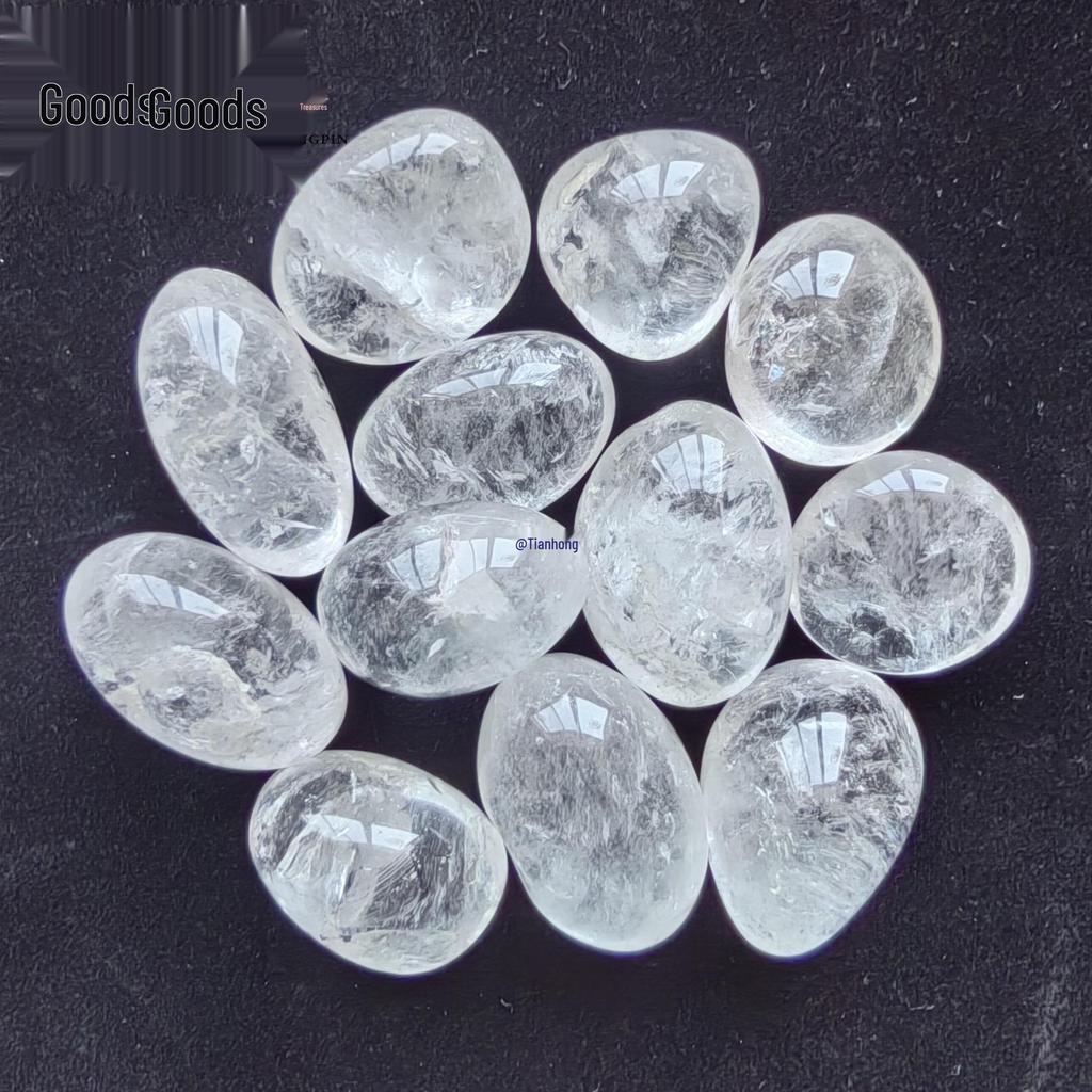 White Transparent Crystal Pebbles for Landscaping, Fish Tanks, Buddha Offerings, and Flower Pots