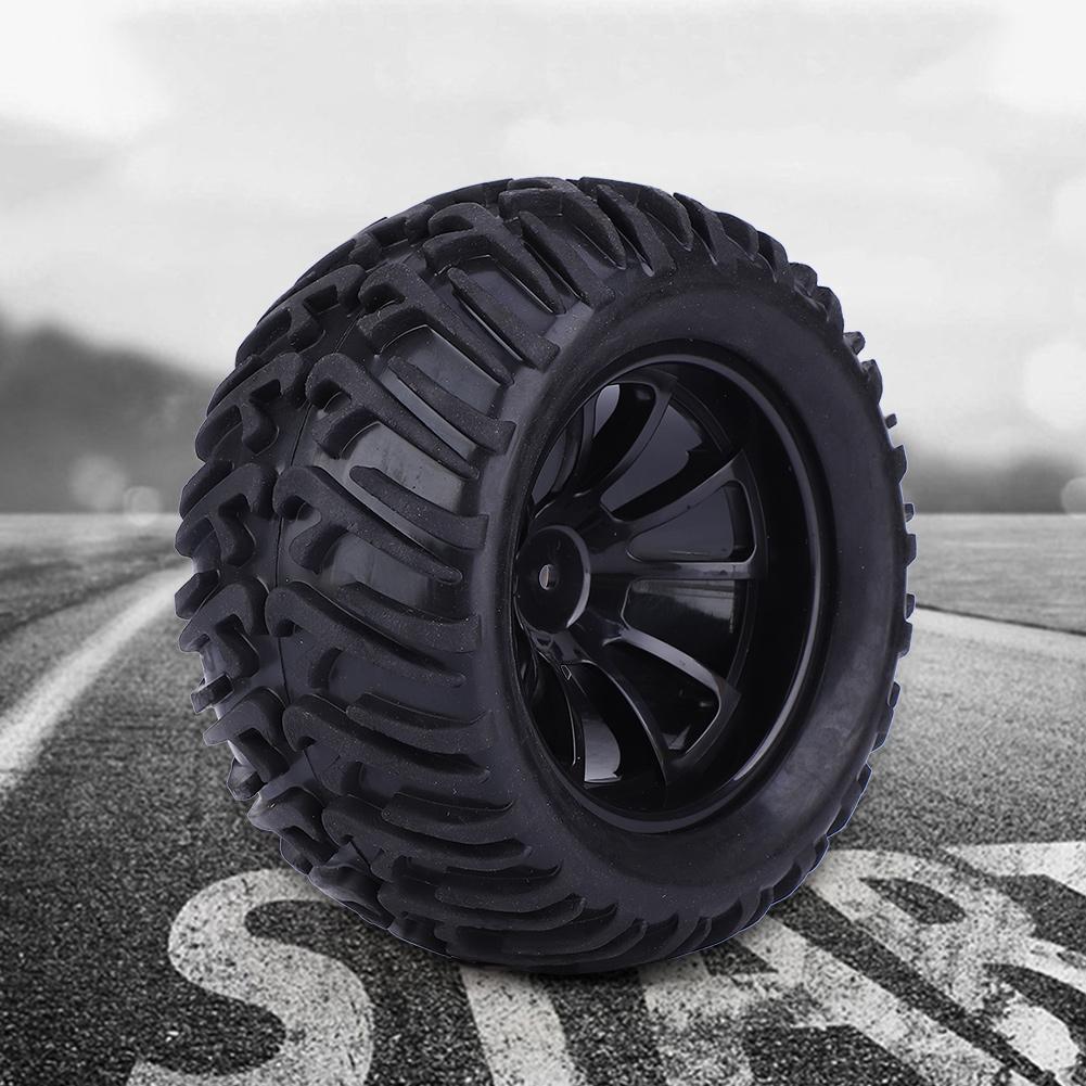 125mm Y Type RC Car Tire Replacement Accessories for 1 10 Remote Control Car ModelBlack