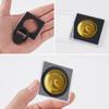 20Pcs Coin Capsules Holder 20mm-40mm Acrylic Square Adjustable Gaskets Organizer Storage Box Round Medal Coin Protection Box