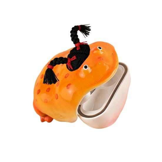 Protective Case for Air Pods Pro/Pro 2/Pro 3/Air Pods 4 Soft Anti-Scratch Drop Protection Ugly Frog Design Wireless Earphone Case