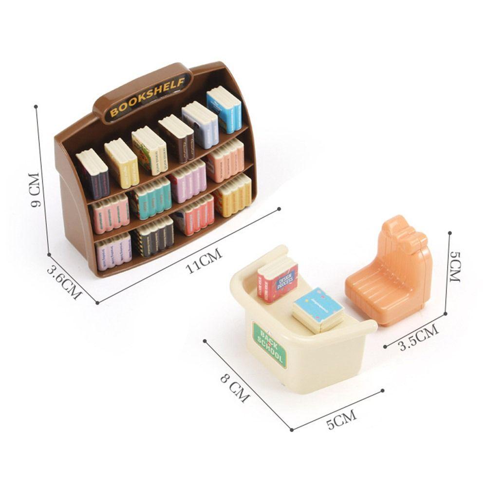 10Styles Dollhouse Miniature Bed 1/12 Chairs Model Toys New Accessories Dollhouse Decoration