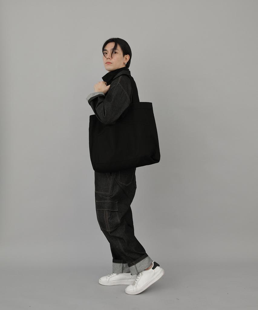 Saintcrew House Pocket Big Size Eco Bag Hp-111 Black