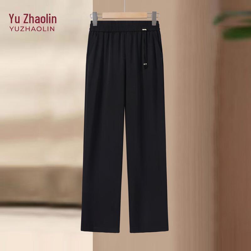 YUZHAOLIN Women s High-Waist Straight Leg Casual Trousers XL