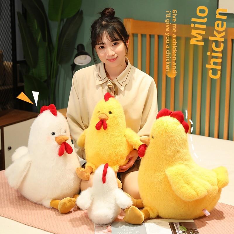 Plush Animal Chicken Toy Stuffed Animal Doll For Children Decoration Gift