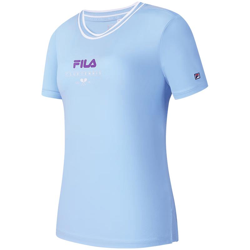FILA Women s Knit Short Sleeve Round Neck T-Shirt S
