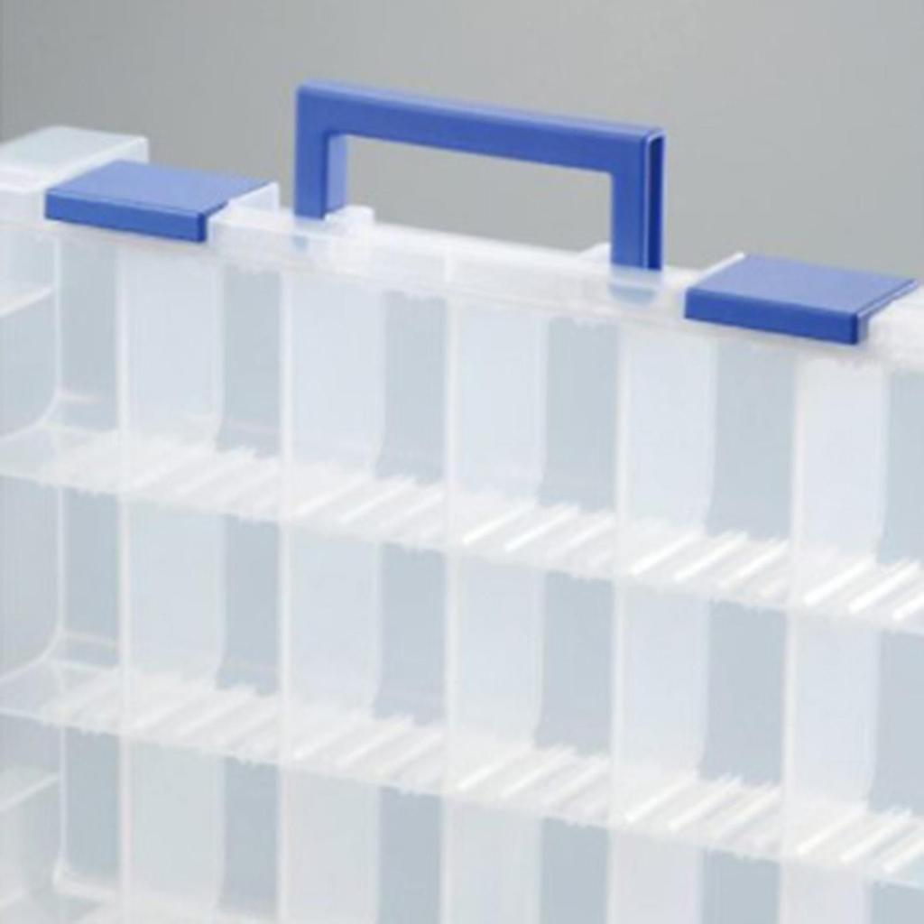 Fishing Tackle Storage Box with Dividers for Beads Art DIY Crafts Nuts 40.5cmx29cmx7.8cm
